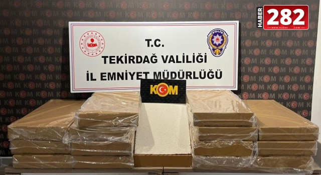 Tekirdağ’da 75 bin makaron ele geçirildi