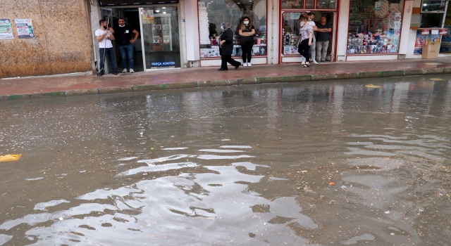 Kırklareli’de şiddetli sağanak etkili oldu