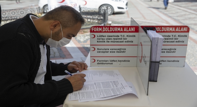 Türk Kızılayın kan stoklarını artırmak için Edirne’de bağış kampanyası başlatıldı