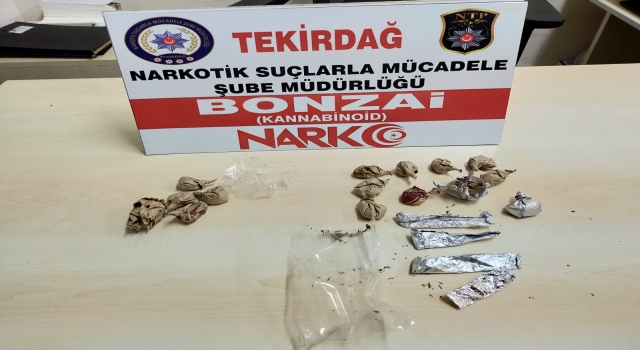 Tekirdağ’da uyuşturucu operasyonlarında 5 kişi yakalandı