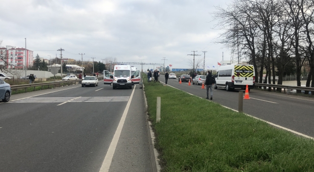 Tekirdağ’da devrilen motosikletin sürücüsü öldü, çarptığı kişi ağır yaralandı