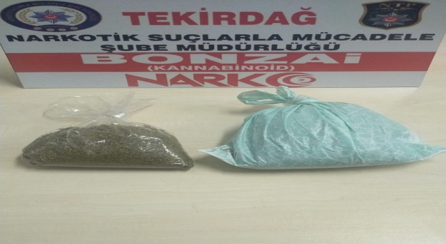 Tekirdağ’da uyuşturucu operasyonunda 3 şüpheli yakalandı