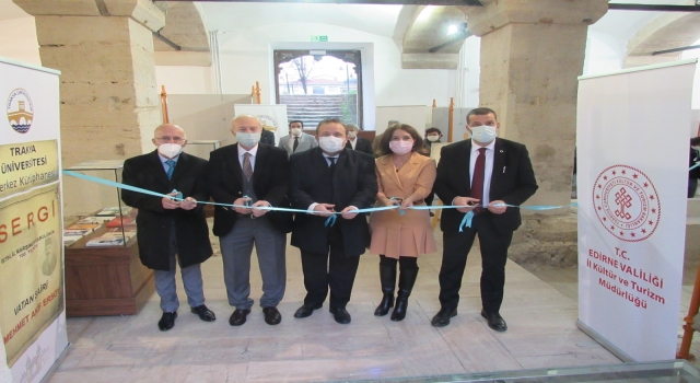 Edirne’de ”Kabulünün 100. Yılında İstiklal Marşı ve Mehmet Akif” sergisi açıldı