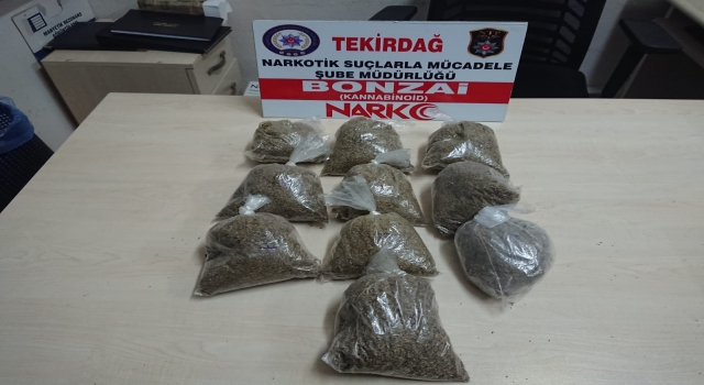 Tekirdağ’da otomobilde 1 kilogram uyuşturucu ele geçirildi, 3 kişi yakalandı