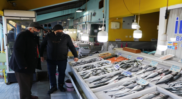 Tekirdağ’da yeni yılda tezgahların gözdesi çinekop ve istavrit oldu