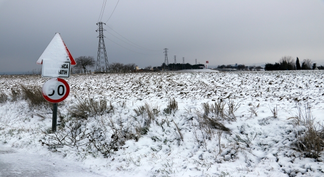 Trakya’da kar yağışı etkisini kaybetti