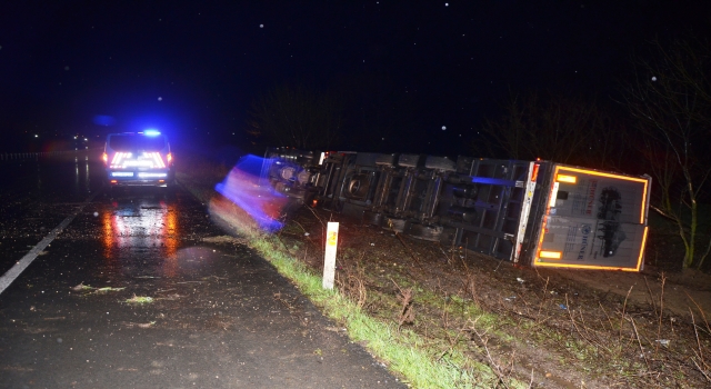 Malkara’da trafik kazası: 1 yaralı