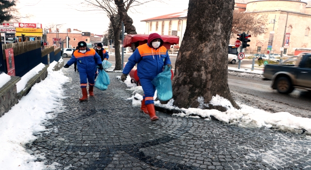 Trakya’da kar yağışı etkisini kaybetti 