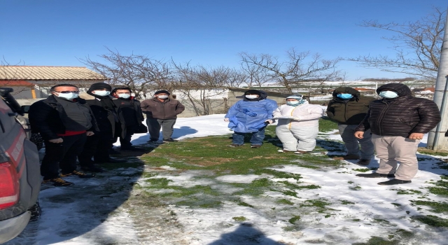 Edirne Sağlık Müdürü Yıldırım, İpsala’da filyasyon çalışmalarına katıldı