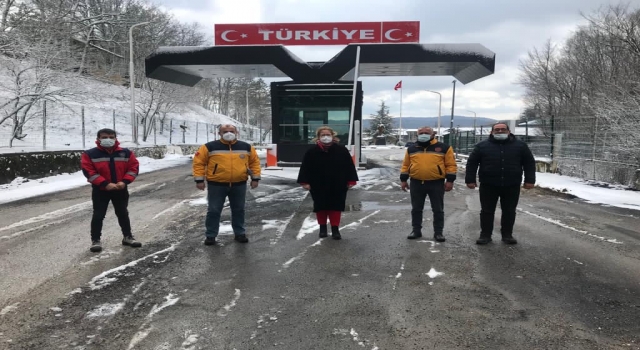 Kırklareli Sağlık Müdürü Cerit, Dereköy Sınır Kapısı’nda görevli sağlık personelini ziyaret etti