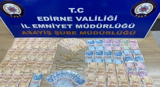 Edirne’de kuyumcudan altın çalan zanlılar tutuklandı