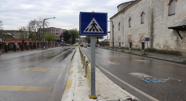 Trakya’da sokağa çıkma kısıtlaması nedeniyle sessizlik hakim