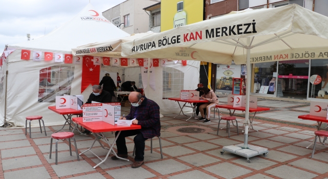 Edirne’de Türk Kızılayı’ndan kan bağış kampanyası