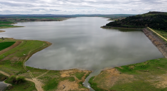 Edirne’de kuruyan baraja Meriç Nehri can suyu oldu