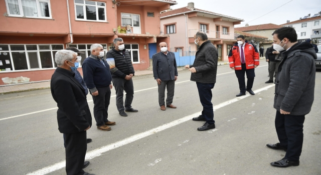 Edirne Valisi Canalp köylülerden salgın tedbirlerine uymalarını istedi