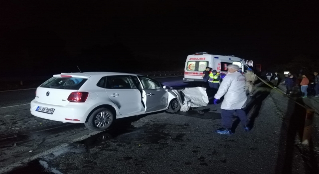 Tekirdağ’da kamyona arkadan çarpan otomobilin sürücüsü yaşamını yitirdi