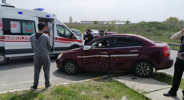 Çerkezköy’de trafik kazası: 1 yaralı