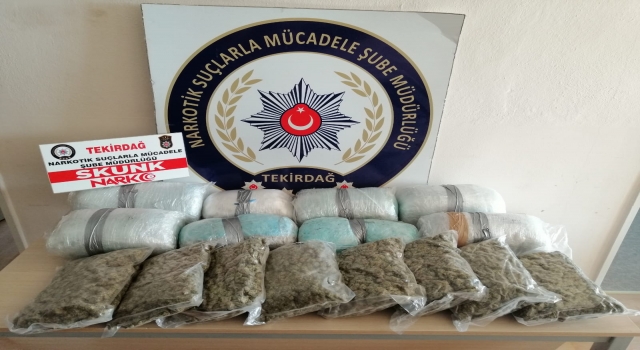 Tekirdağ’da bir tırda 20 kilogram uyuşturucu ele geçirildi, sürücü gözaltına alındı