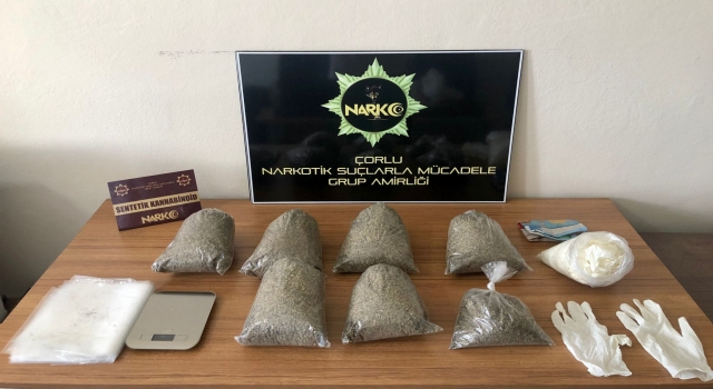 Tekirdağ’da ormanlık alanda 2 kilo 380 gram bonzai ele geçirildi