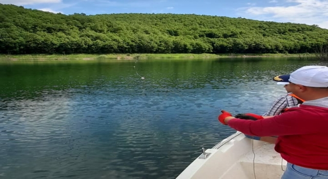 Kırklareli’nde baraj gölüne serilen 800 metre ağ ele geçirildi