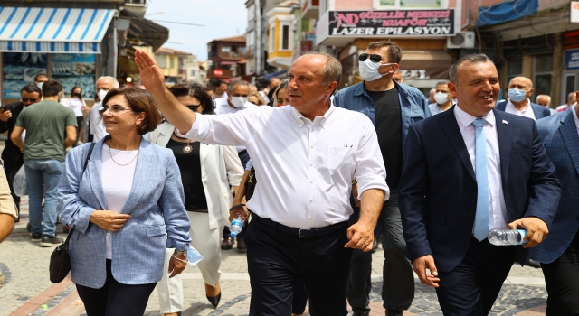 Memleket Partisi Genel Başkanı İnce, partisinin Edirne il başkanlığının açılışını yaptı 