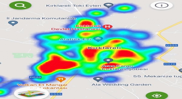 Kırklareli ve Edirne’nin risk haritası kırmızıya dönüyor