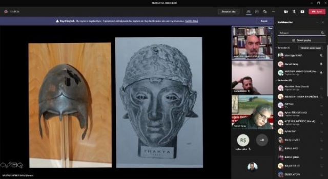 Trakya Üniversitesi’nde, arkeoloji konferansı ’çevrimiçi’ devam ediyor