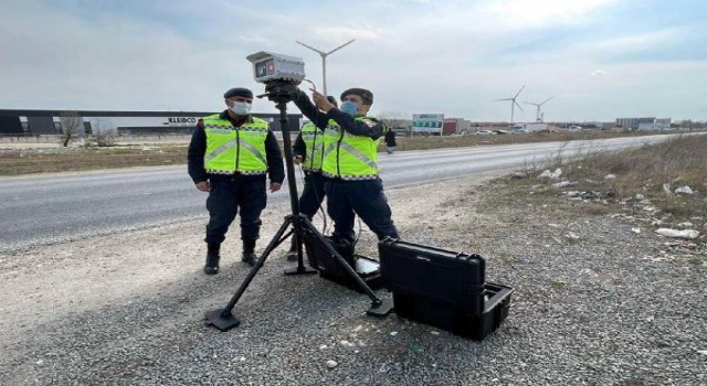 Tekirdağ’ın 4 ilçesinde seyyar radar uygulaması başladı