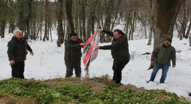 Trakya’da doğaya yaban hayvanları için 22 ton yem bırakıldı