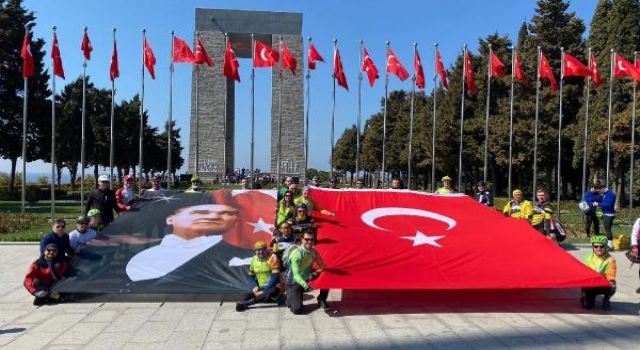 ’Çanakkale Tekirdağ’dan Başlar’ bisiklet turu tamamlandı