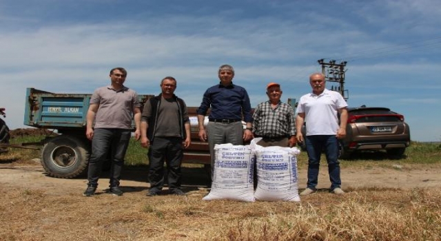 Edirneli üreticiye 5 bin 200 kilo sertifikalı çeltik tohumu dağıtıldı