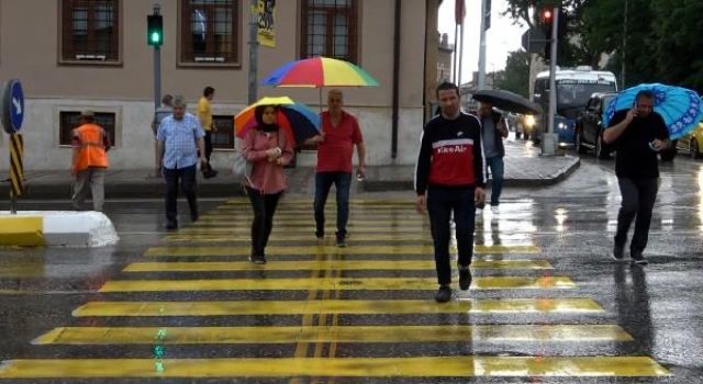 Edirne’de beklenen sağanak etkili oldu