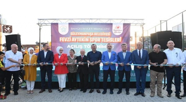 Fevzi Aytekin Spor Tesisleri törenle hizmete girdi