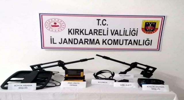 Kırklareli’de kaçak kazı yapan 13 kişi yakalandı