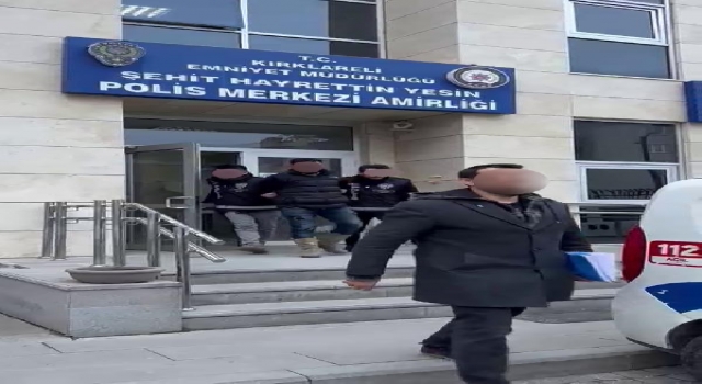 Kırklareli’nde bir  kişiyi yaralayan, 2 şüpheli yakalandı