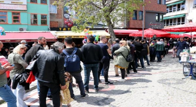 Edirne’de bayramda tava ciğerine yoğun ilgi