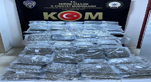 Kapıkule’de TIR’da 83,5 kilo skunk ele geçirildi