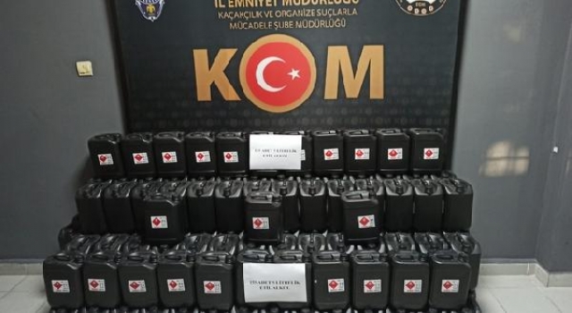 Kırklareli’nde 775 litre etil alkol ele geçirildi