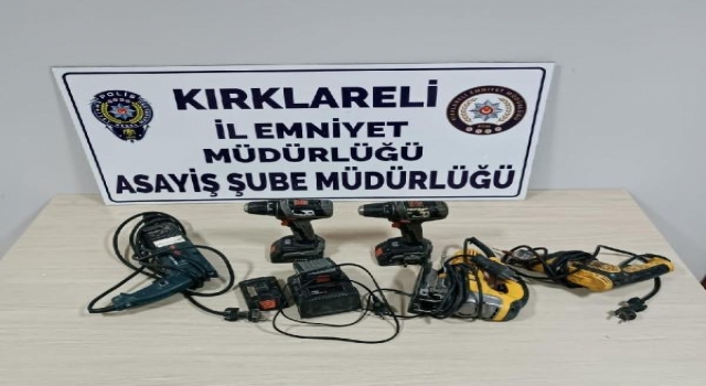 Kırklareli’de 27 hırsızlığın 5 şüphelisi tutuklandı