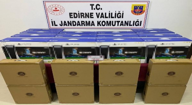 Edirne’de kaçak oyun konsolu ve robot süpürge ele geçirildi