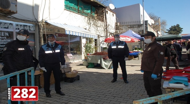 Malkara'da sokağa çıkma kısıtlamasına uymayan 20 kişiye ceza uygulandı