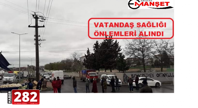 Vatandaş Sağlığı Önlemleri Alındı