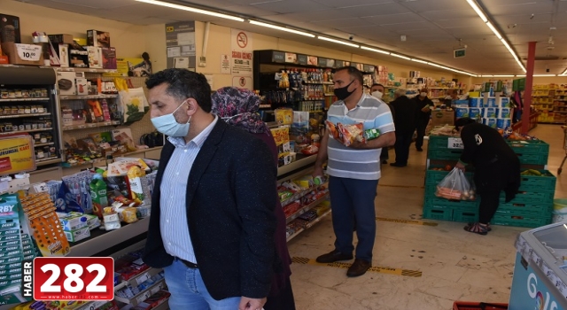 Tekirdağ'da marketlerde yoğunluk yaşandı