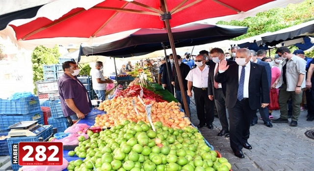 Tekirdağ'da Kovid-19 tedbirleri denetlendi