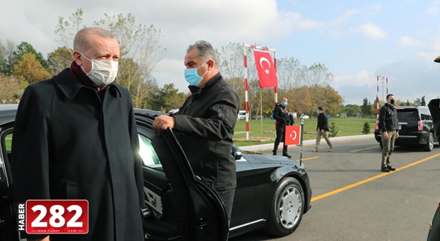 Cumhurbaşkanı Erdoğan, cuma namazını Tekirdağ'da kıldı