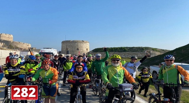 Çanakkale Tekirdağ’dan Başlar bisiklet turu düzenlendi