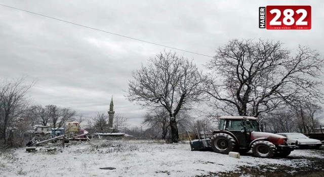 TRAKYA'YA İLK KAR DÜŞTÜ!