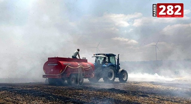 TEKİRDAĞ'da 300 dekarı buğday ekili 600 dekar tarım alanı zarar gördü