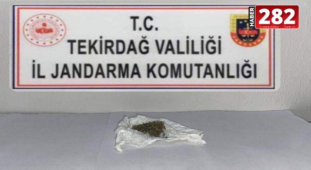 Tekirdağ'da uyuşturucu ile yakalanan 3 şüpheli gözaltında