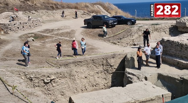 Bulgaristan Ulusal Müzesi heyeti Perinthos Antik Kenti kazılarını ziyaret etti